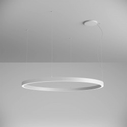 Pendul LED rotund 97W XAMBIT alb 1540mm