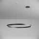 Pendul LED rotund 97W XAMBIT negru 1540mm