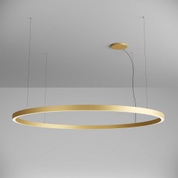 Pendul LED rotund 97W XAMBIT auriu 1540mm
