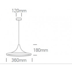 Pendul Lise SCHRACK soclu E27 IP20 negru