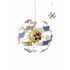Pendul SAFARI Smarter pentru copii cu decoratiuni PVC multicolore 350mm soclu E14 IP20