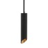 Pendul aluminiu negru D:55x200mm soclu GU10 IP20
