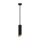 Pendul aluminiu negru D:55x200mm soclu GU10 IP20