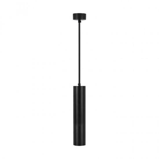 Pendul aluminiu negru D:60x300mm soclu GU10 IP20
