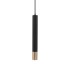 Pendul aluminiu negru auriu D:60x500mm soclu GU10 IP20