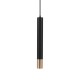 Pendul aluminiu negru auriu D:60x500mm soclu GU10 IP20