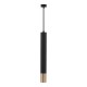 Pendul aluminiu negru auriu D:60x500mm soclu GU10 IP20