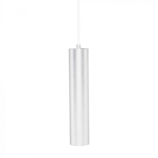 Pendul aluminiu alb D:60x300mm soclu GU10 IP20