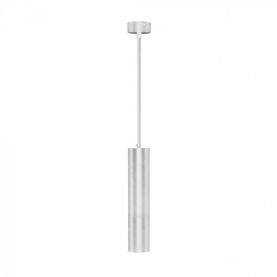 Pendul aluminiu alb D:60x300mm soclu GU10 IP20