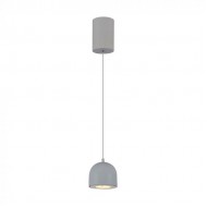 Pendul LED 8.5W 100mm corp gri lumina calda IP20