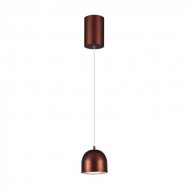Pendul LED 8.5W 100mm corp maro lumina calda IP20