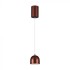 Pendul LED 8.5W 100mm corp maro lumina calda IP20