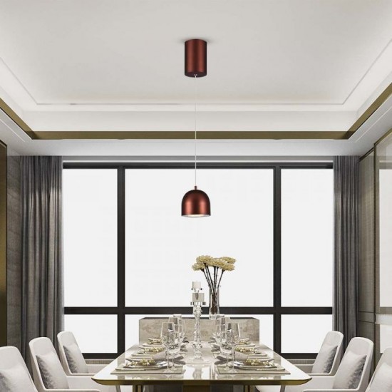 Pendul LED 8.5W 100mm corp maro lumina calda IP20