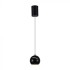 Pendul LED 8.5W 120mm corp negru lumina calda IP20