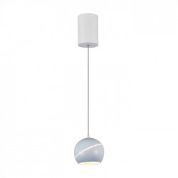 Pendul LED 8.5W 120mm corp alb lumina calda IP20