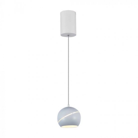Pendul LED 8.5W 120mm corp alb lumina calda IP20