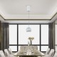Pendul LED 8.5W 120mm corp alb lumina calda IP20