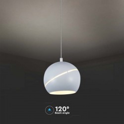 Pendul LED 8.5W 120mm corp alb lumina calda IP20