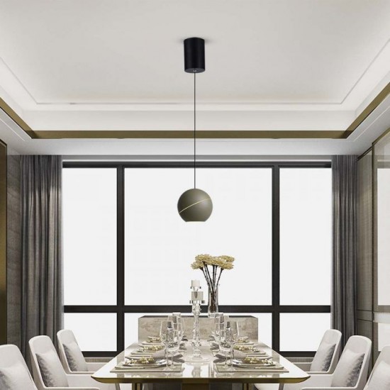 Pendul LED 8.5W 120mm culoare champagne lumina calda IP20
