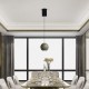 Pendul LED 8.5W 120mm culoare champagne lumina calda IP20