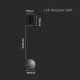 Pendul LED 8.5W 120mm culoare champagne lumina calda IP20