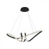 Suspensie led de interior 24W designer 720mm lumina calda si finisaj negru IP20