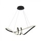 Suspensie led de interior 24W designer 720mm lumina calda si finisaj negru IP20