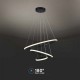 Suspensie led de interior 32W designer 600mm lumina calda si finisaj negru IP20