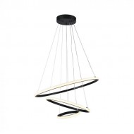 Suspensie led de interior 32W designer 600mm lumina calda si finisaj negru IP20