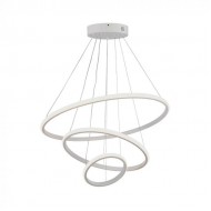 Suspensie led de interior 32W designer 600mm lumina calda si finisaj alb IP20