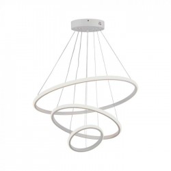 Suspensie led de interior 32W designer 600mm lumina calda si finisaj alb IP20