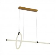 Suspensie led de interior 16W designer 860mm lumina calda si finisaj negru IP20