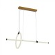 Suspensie led de interior 16W designer 860mm lumina calda si finisaj negru IP20