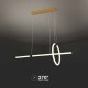 Suspensie led de interior 16W designer 860mm lumina calda si finisaj negru IP20