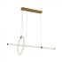 Suspensie led de interior 16W designer 860mm lumina calda si finisaj auriu IP20