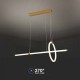Suspensie led de interior 16W designer 860mm lumina calda si finisaj auriu IP20