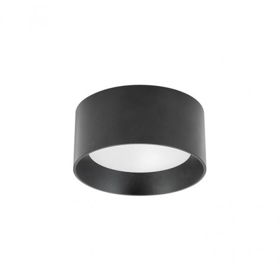 Plafoniera LED 18W rotunda XBOARD corp negru alb CRI90 IP20