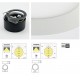 Plafoniera LED 10W rotunda XBOARD corp negru alb CRI90 IP20