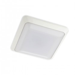 Plafoniera LED etansa cu senzor si kit de emergenta 20W patrata 300mm XEDGE Alb Neutru