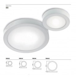 Plafoniera LED 11W XFORM rotunda 180mm IP40