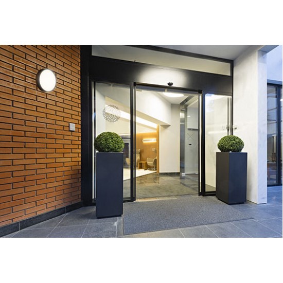 Plafoniera LED etansa 18W GEWISS Elia EL Bulkhead IK08 250mm corp alb IP65