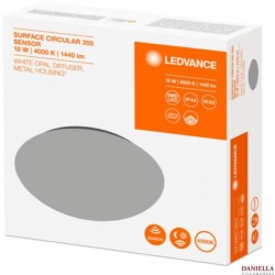Plafoniera LED 18W cu senzor microunde Surface Circular 350mm LEDVANCE IP44