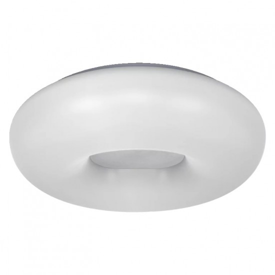 Plafoniera LED inteligenta 26W Ledvance Smart+ WiFi ORBIS DONUT 400mm alba dimabila TW compatibil Amazon Alexa si Google Assistant IP20