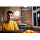 Plafoniera LED inteligenta 26W Ledvance Smart+ WiFi ORBIS DONUT 400mm alba dimabila TW compatibil Amazon Alexa si Google Assistant IP20