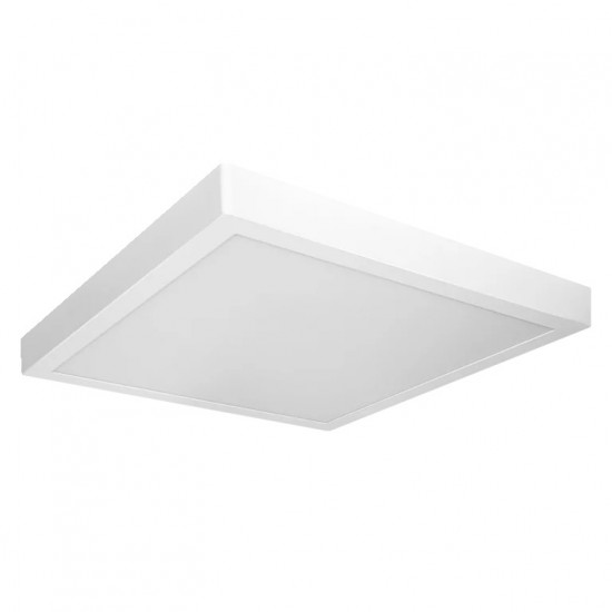Plafoniera LED inteligenta 22W Ledvance Smart+ WiFi Orbis Downlight Surface 400mm patrata alba dimabila TW compatibil Amazon Alexa si Google Assistant IP20