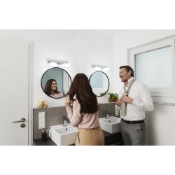 Aplica LED pentru baie inteligenta 12W Ledvance Smart+ ORBIS Wall Elypse IP44 340mm dimabila TW compatibil Amazon Alexa si Google Assistant