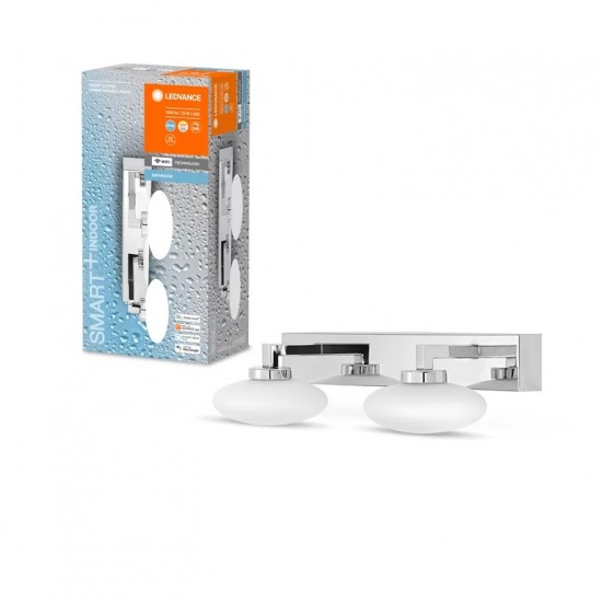 Aplica LED pentru baie inteligenta 12W Ledvance Smart+ ORBIS Wall Elypse IP44 340mm dimabila TW compatibil Amazon Alexa si Google Assistant