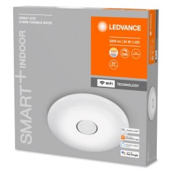 Plafoniera LED inteligenta 34W Ledvance Smart+ WiFi ORBIS KITE 510mm alba dimabila TW compatibil Amazon Alexa si Google Assistant IP20