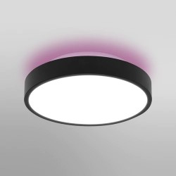 Plafoniera LED inteligenta 28W Ledvance Smart+ WiFi ORBIS BACKLIGHT rotunda 350mm dimabila RGBW compatibil Amazon Alexa si Google Assistant IP20