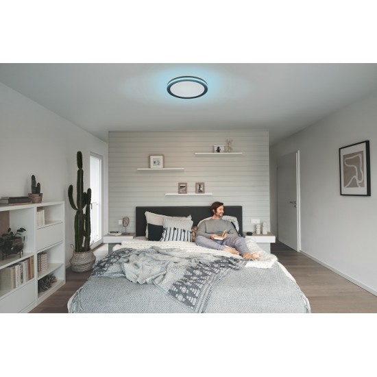 Plafoniera LED inteligenta 28W Ledvance Smart+ WiFi ORBIS CIRCLE 460mm dimabila RGBW compatibil Amazon Alexa si Google Assistant IP20